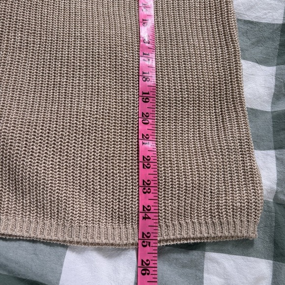 NWT Part Two Copenhagen Rebecca Knit Linen Tank Top Womens L Tan Boho Resortwear - Picture 10 of 10